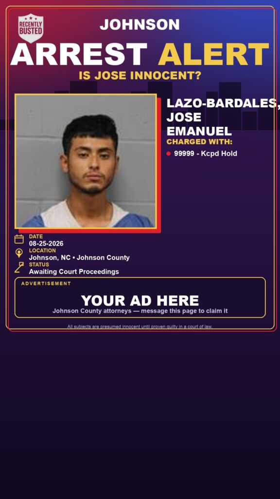Arrest report — LAZO-BARDALES, JOSE EMANUEL