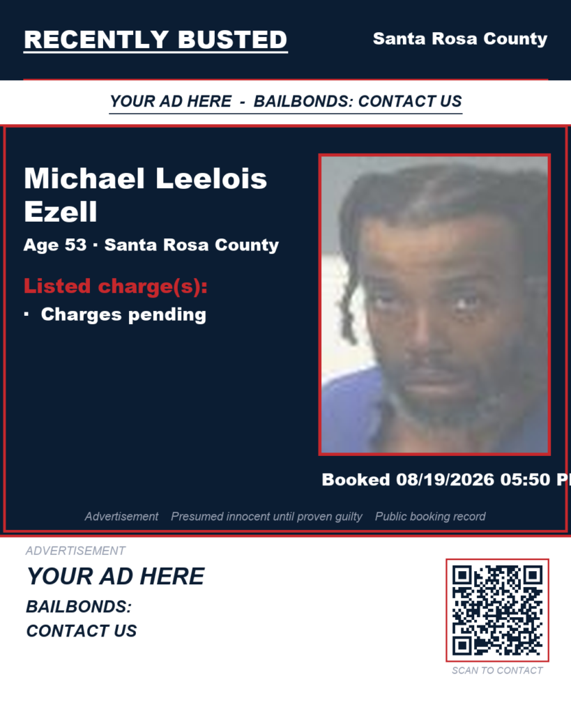 Arrest report — Michael Leelois Ezell