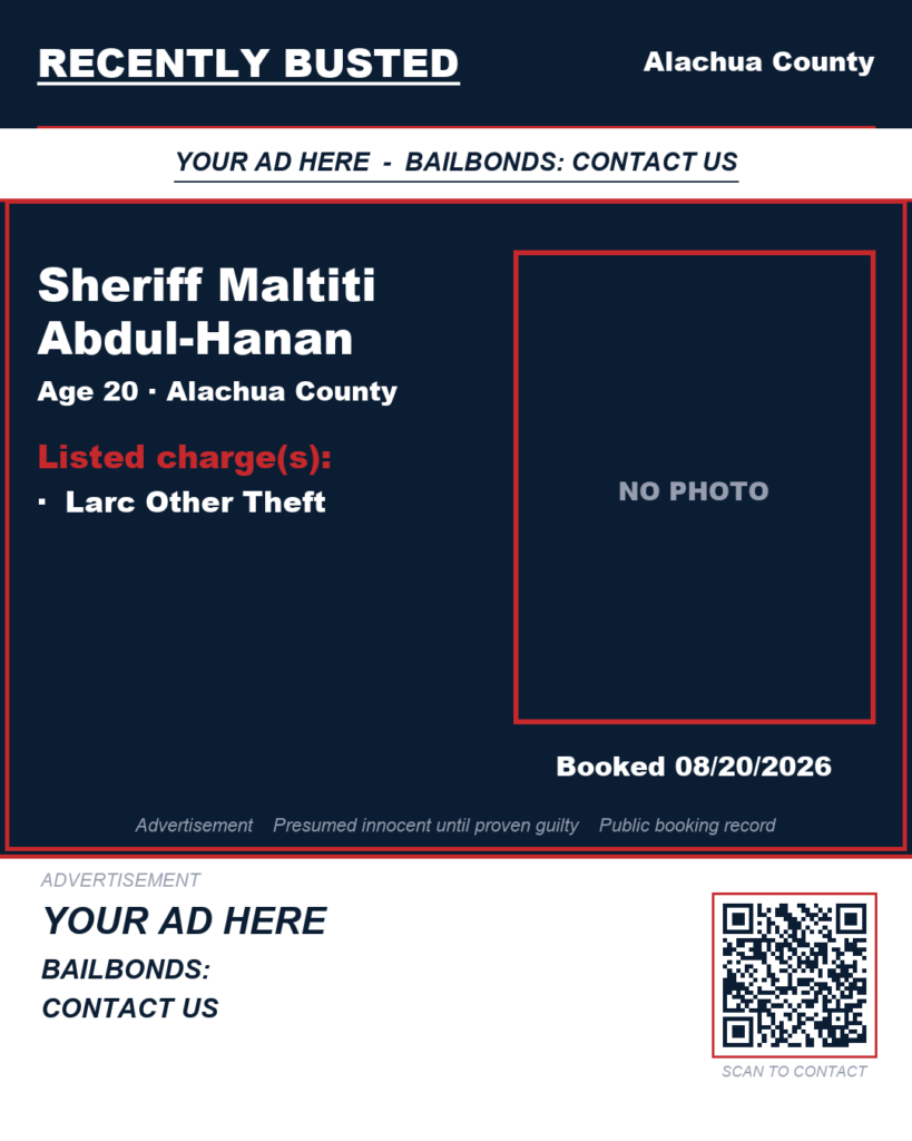 Arrest report — Sheriff Maltiti Abdul-Hanan