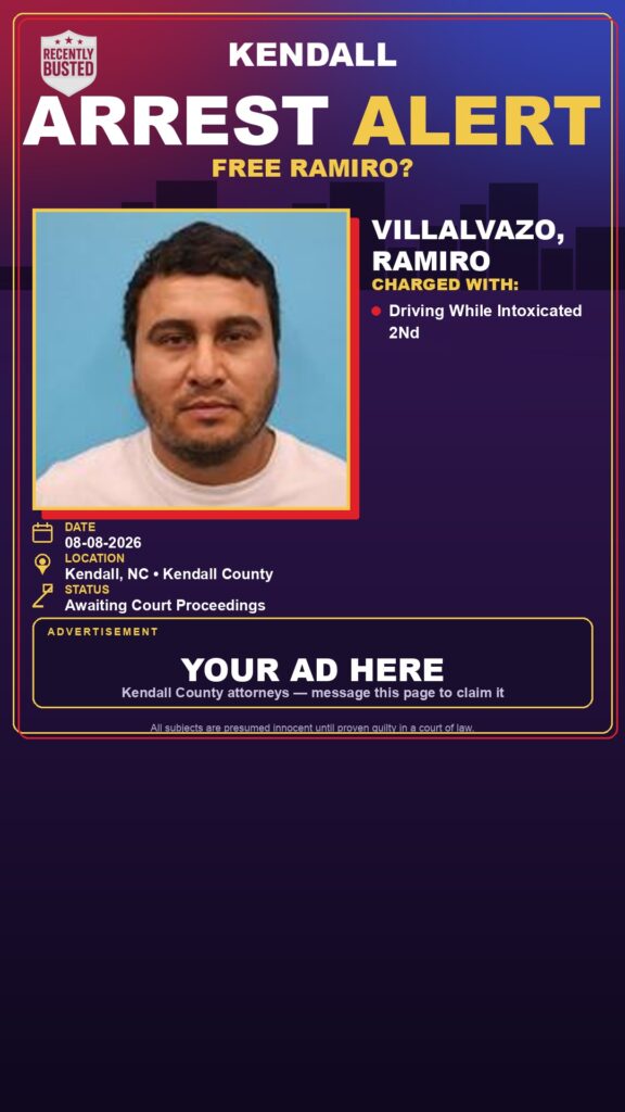 Arrest report — Villalvazo, Ramiro