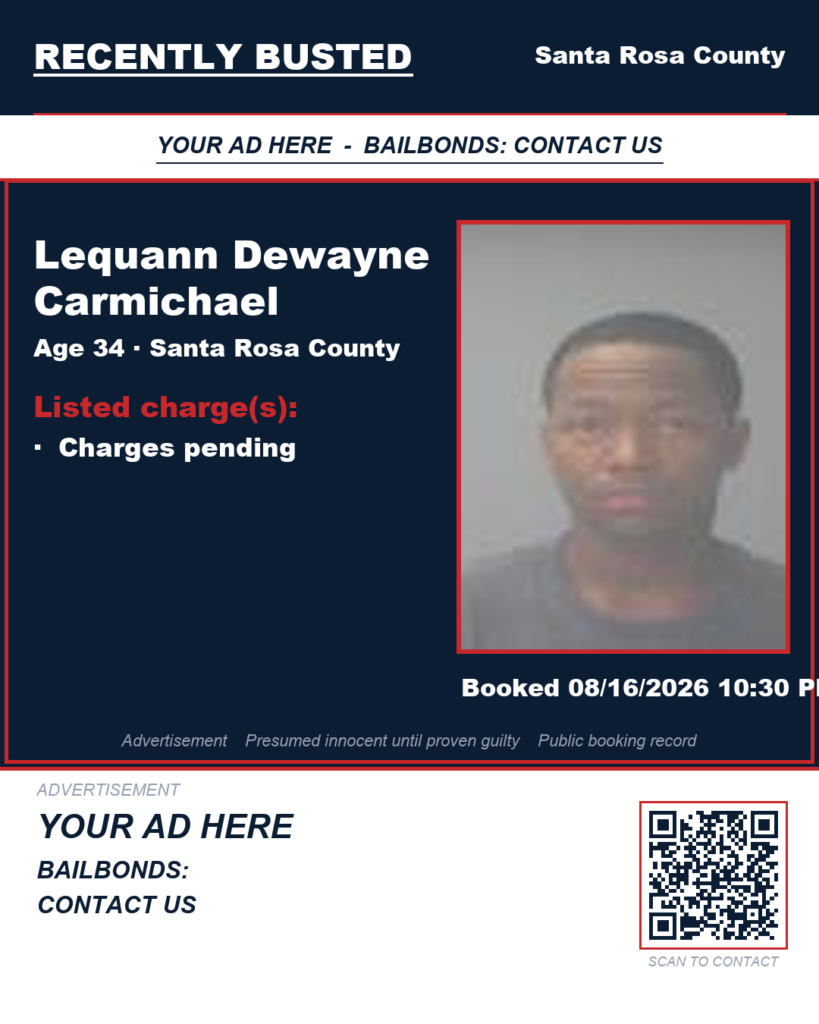 Arrest report - Lequann Dewayne Carmichael