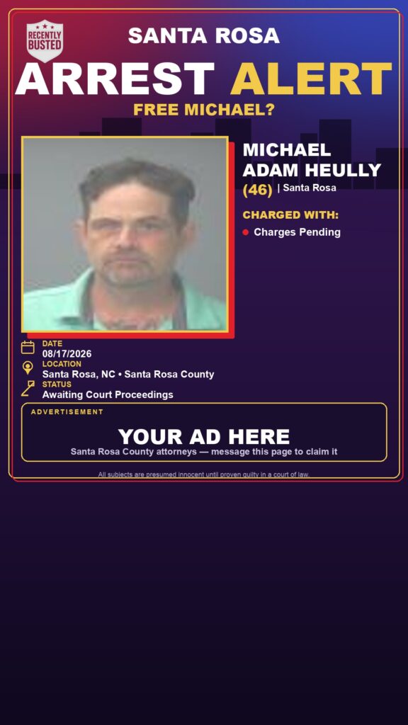 Arrest report - Michael Adam Heully