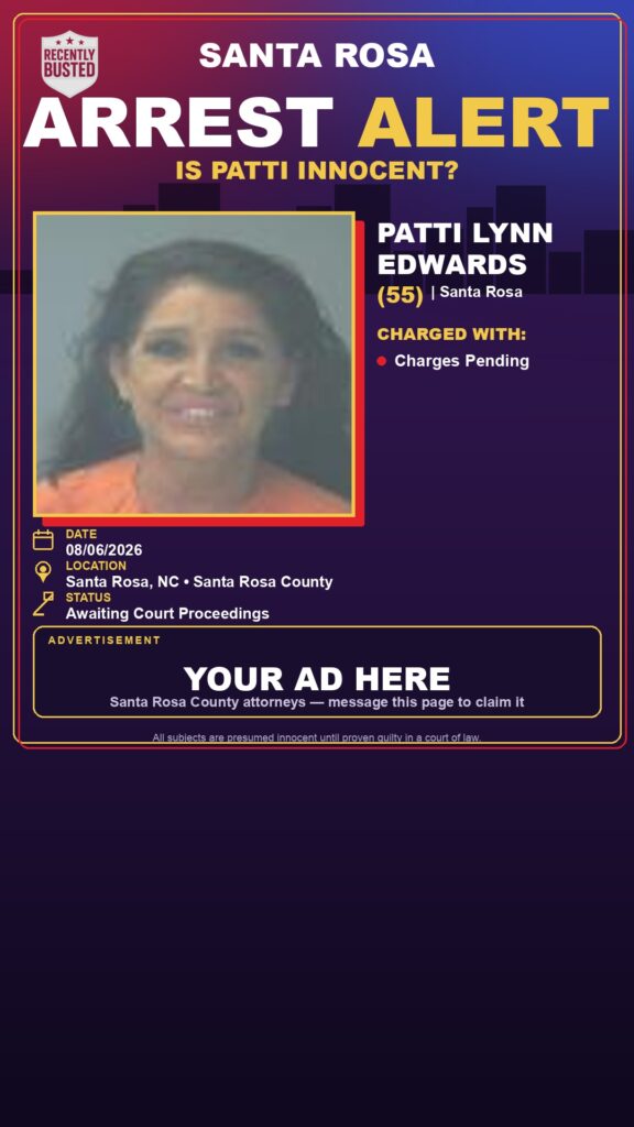 Arrest report — Patti Lynn Edwards
