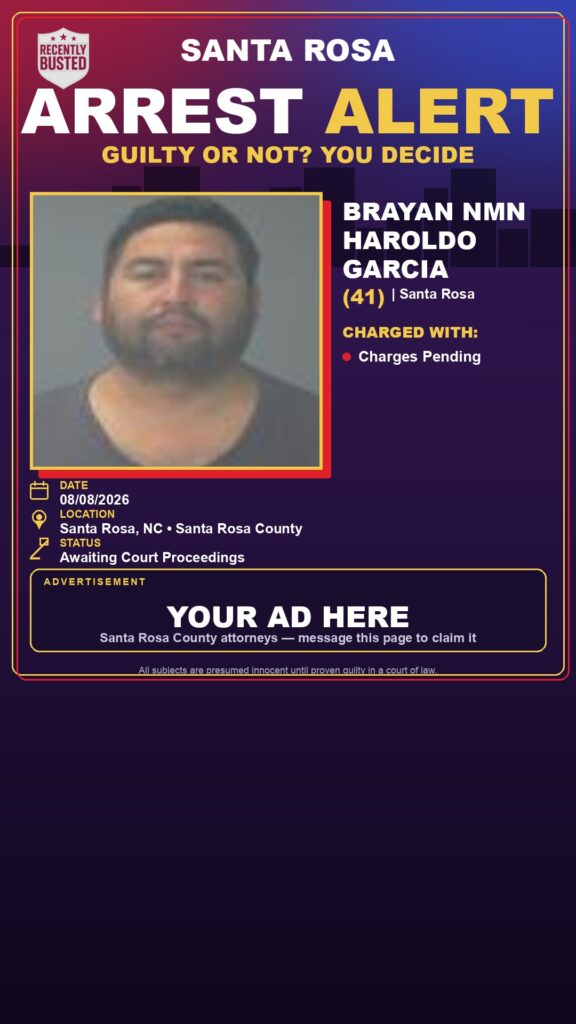 Arrest report - Brayan Nmn Haroldo Garcia