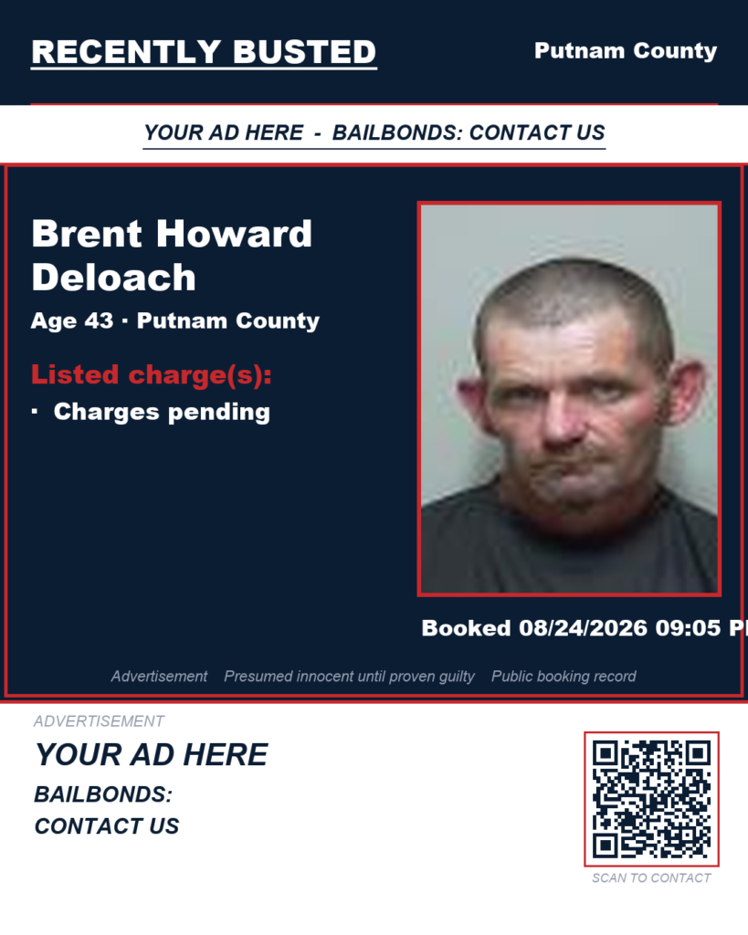 Arrest report - Brent Howard Deloach