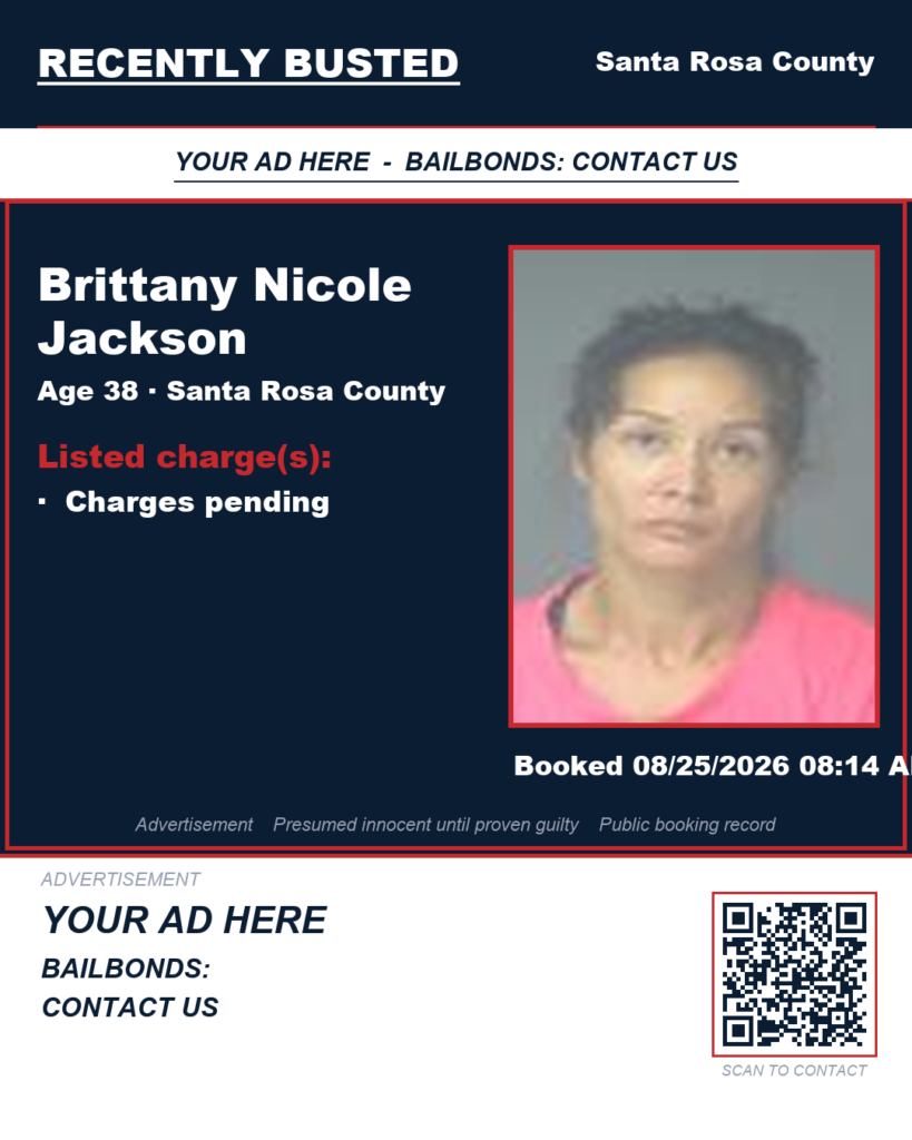 Arrest report — Brittany Nicole Jackson