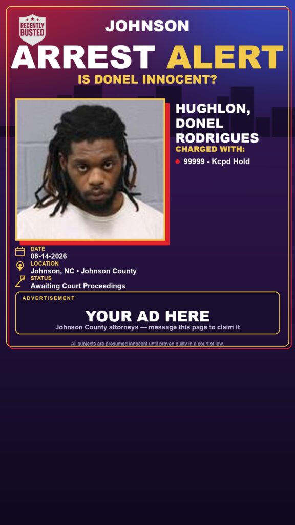 Arrest report — HUGHLON, DONEL RODRIGUES