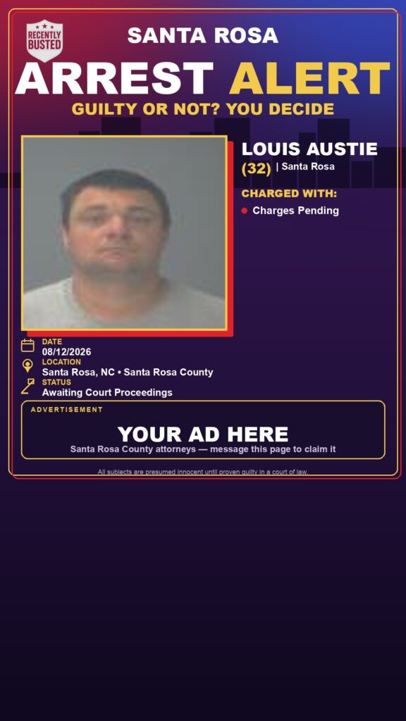 Arrest report — Louis Austie