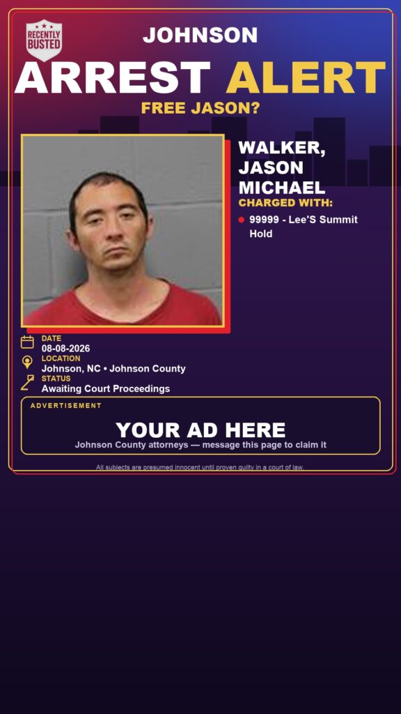 Arrest report — WALKER, JASON MICHAEL