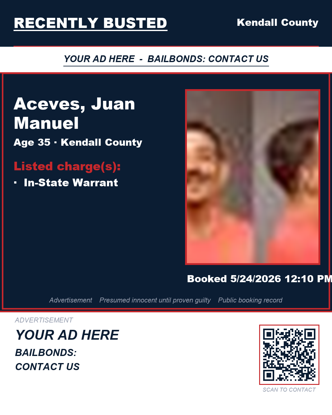 Arrest report - ACEVES, JUAN MANUEL