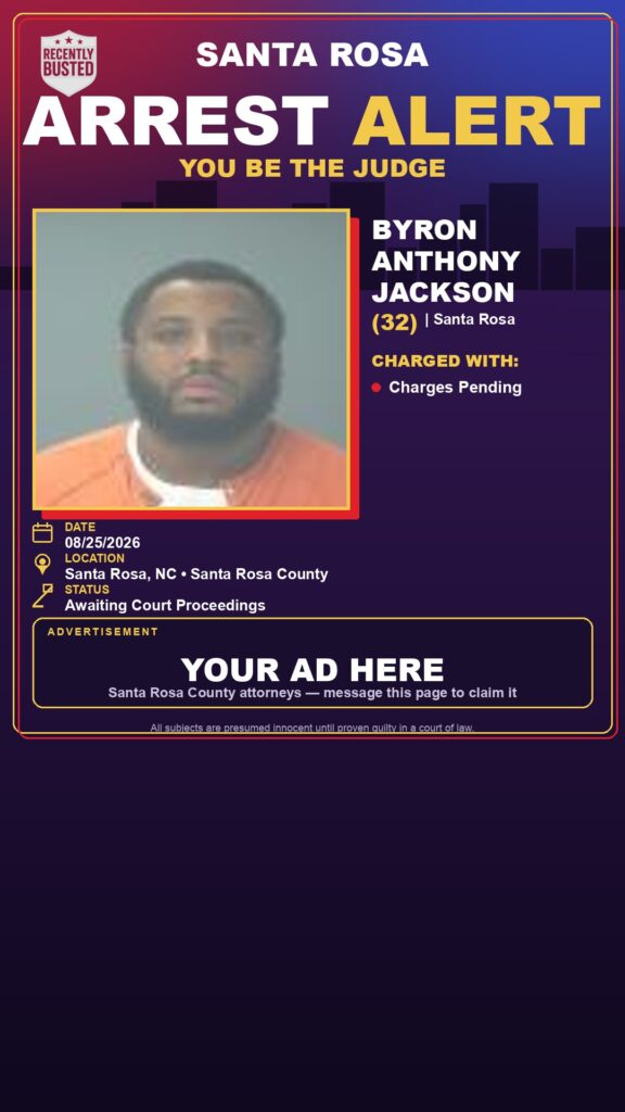 Arrest report — Byron Anthony Jackson
