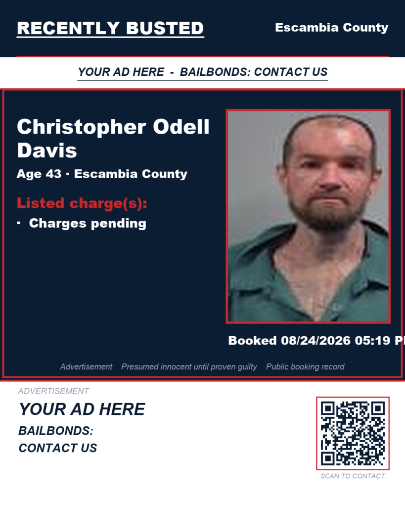 Arrest report - Christopher Odell Davis