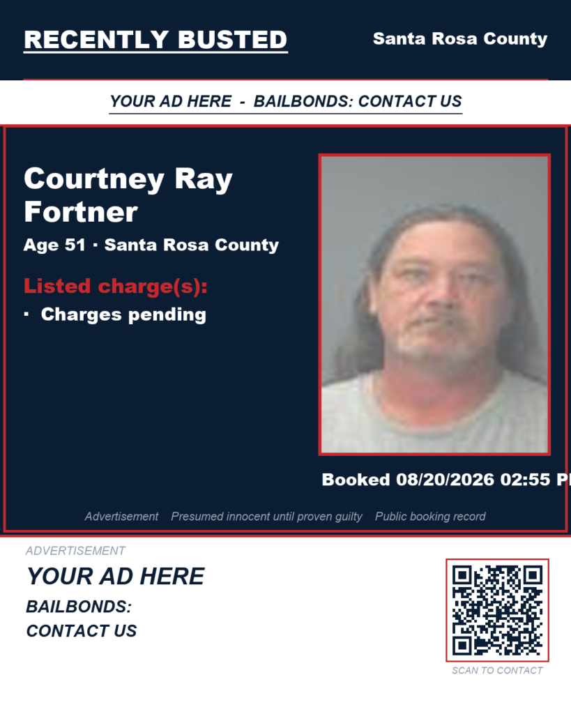 Arrest report — Courtney Ray Fortner