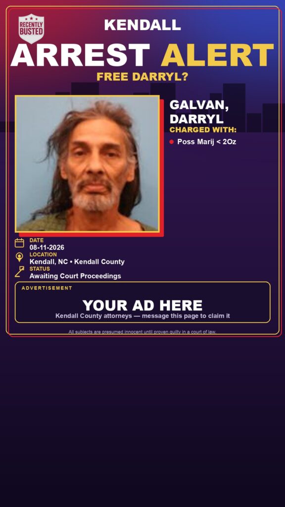 Arrest report — Galvan, Darryl