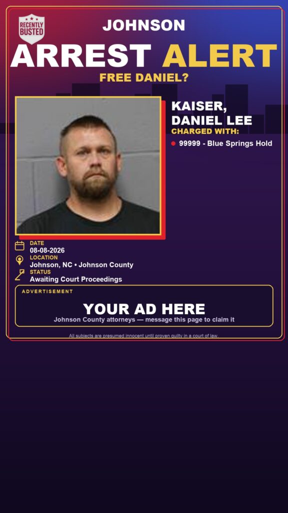 Arrest report — KAISER, DANIEL LEE