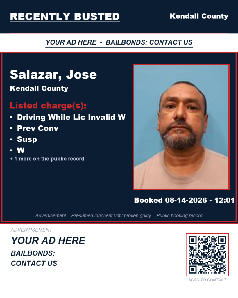 Arrest report — Salazar, Jose