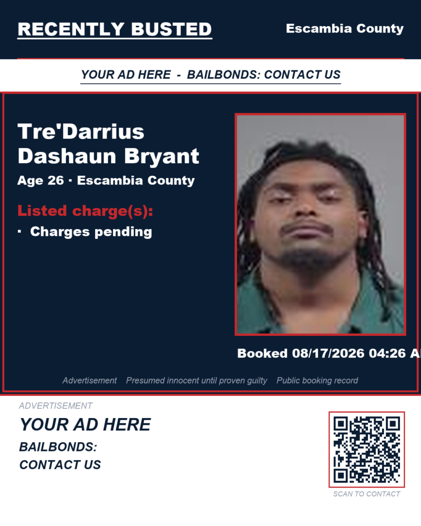 Arrest report - Tre’Darrius Dashaun Bryant