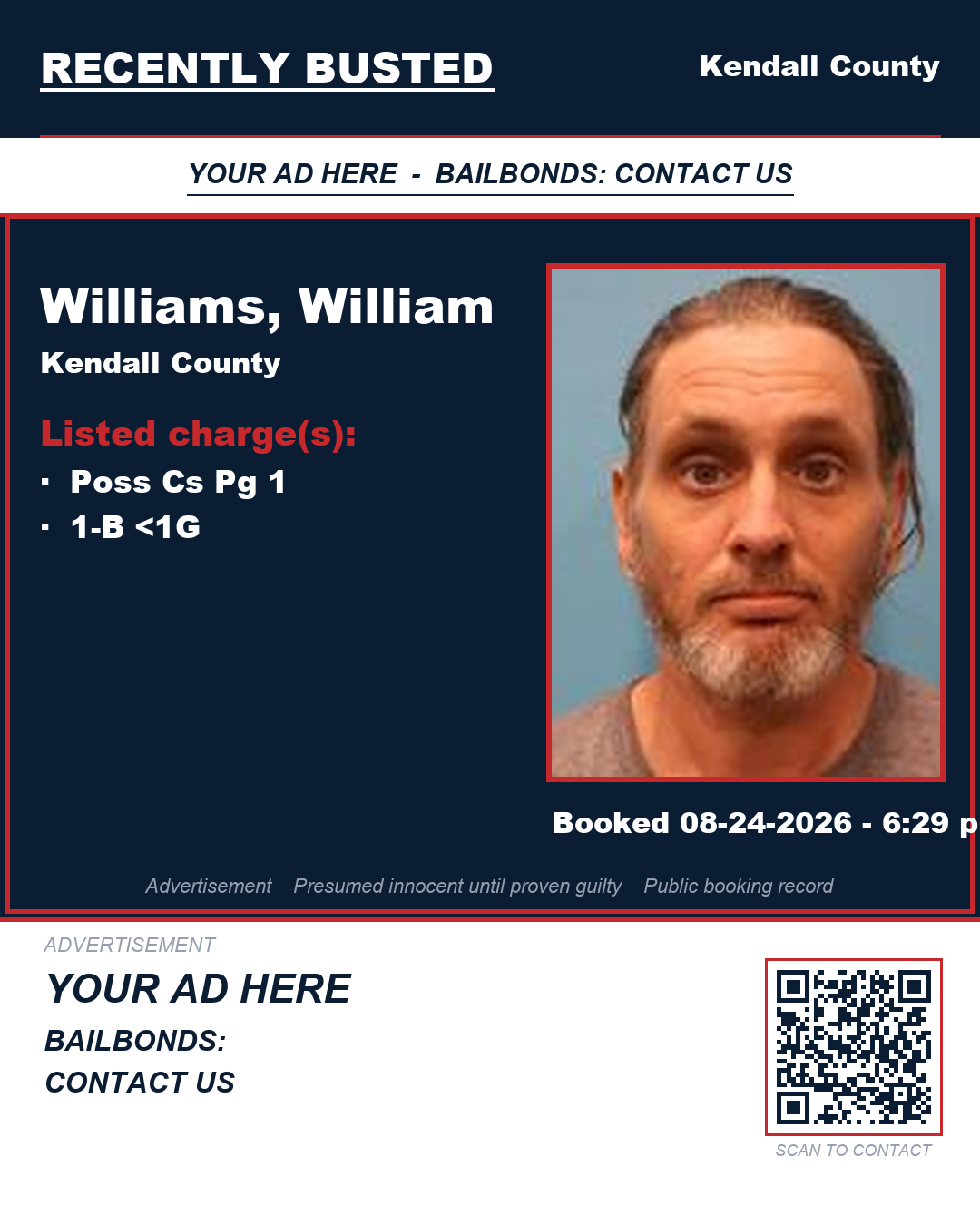 Arrest report - Williams, William