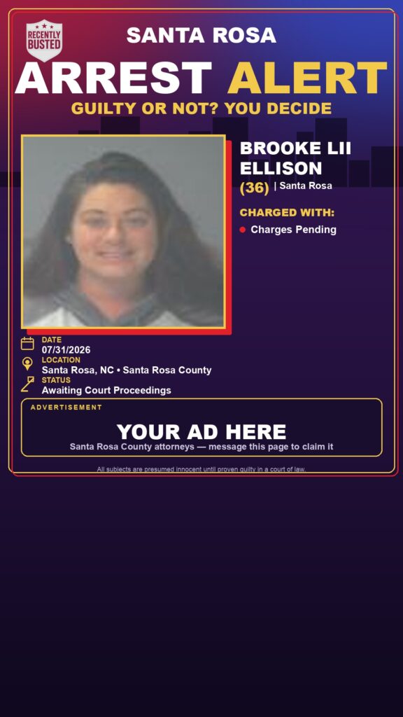 Booking photo of Brooke Lii Ellison