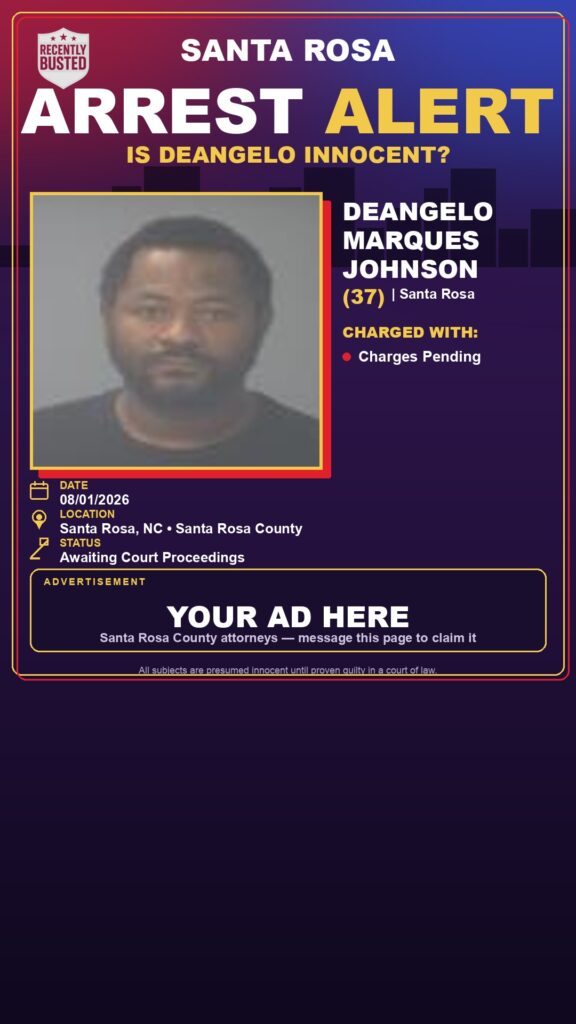 Arrest report - Deangelo Marques Johnson