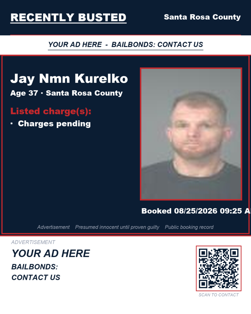 Arrest report — Jay Nmn Kurelko