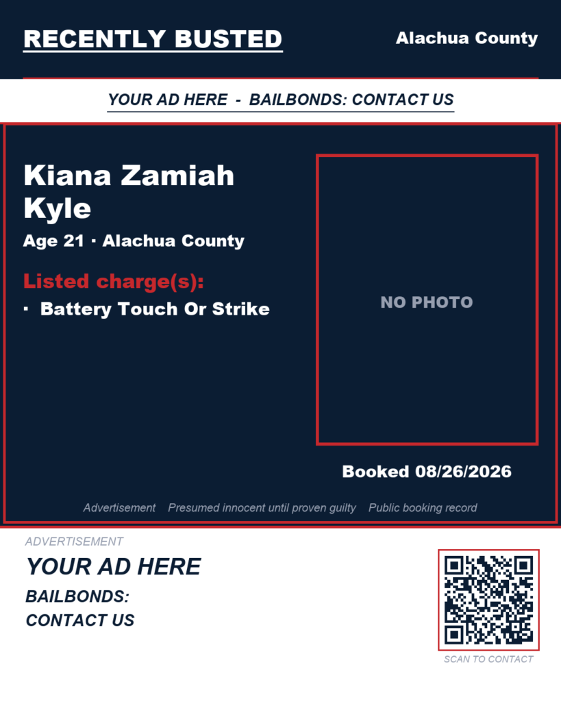Arrest report — Kiana Zamiah Kyle
