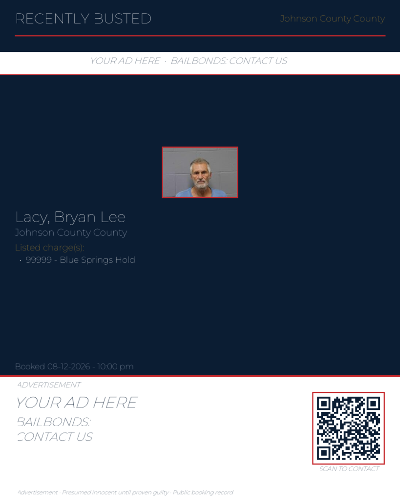 Arrest report — LACY, BRYAN LEE