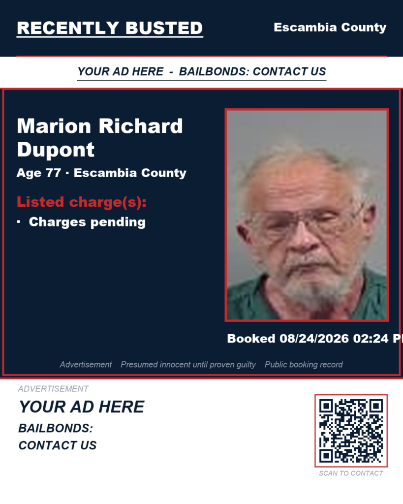 Arrest report - Marion Richard Dupont