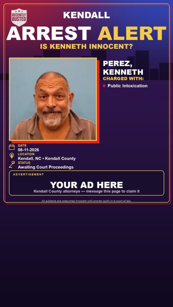 Arrest report — Perez, Kenneth