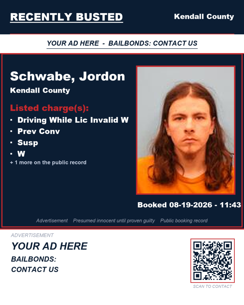 Arrest report - Schwabe, Jordon