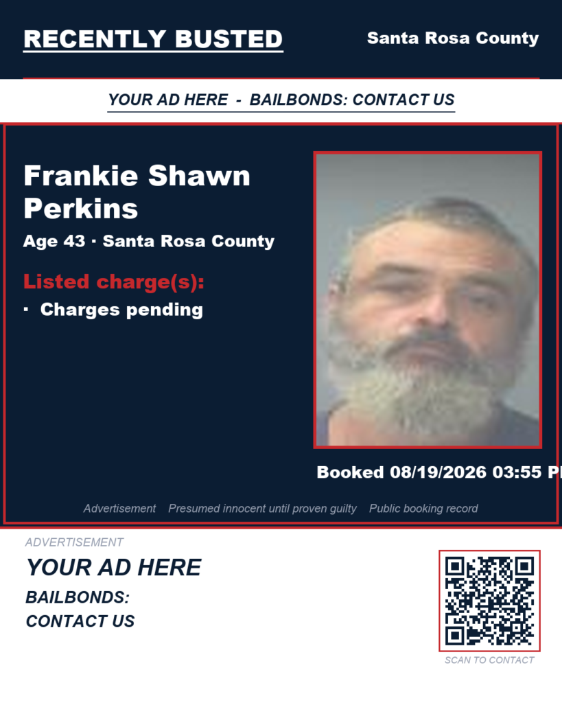 Arrest report — Frankie Shawn Perkins