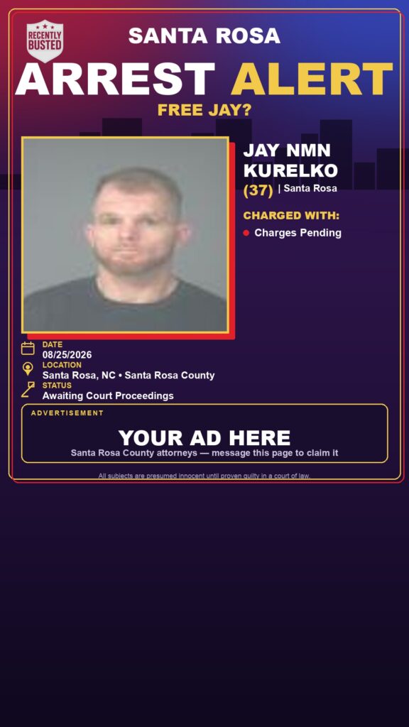 Arrest report - Jay Nmn Kurelko