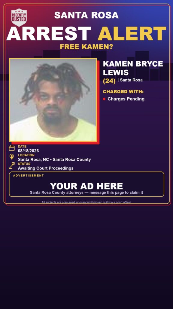 Arrest report - Kamen Bryce Lewis