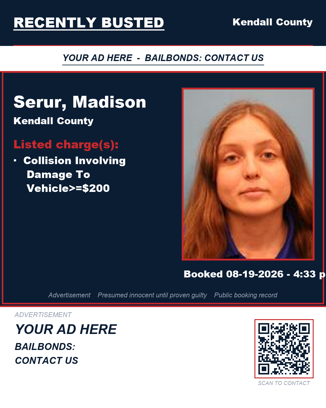 Arrest report - Serur, Madison