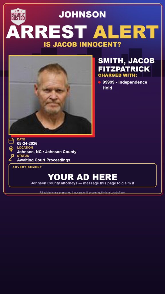 Arrest report — SMITH, JACOB FITZPATRICK