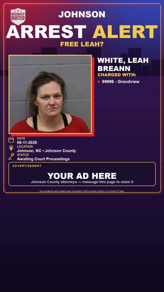 Arrest report — WHITE, LEAH BREANN