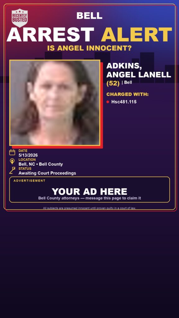 Arrest report — ADKINS, ANGEL LANELL