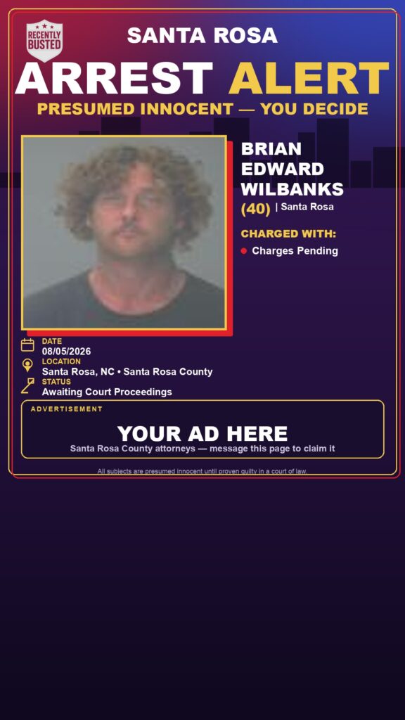 Arrest report — Brian Edward Wilbanks