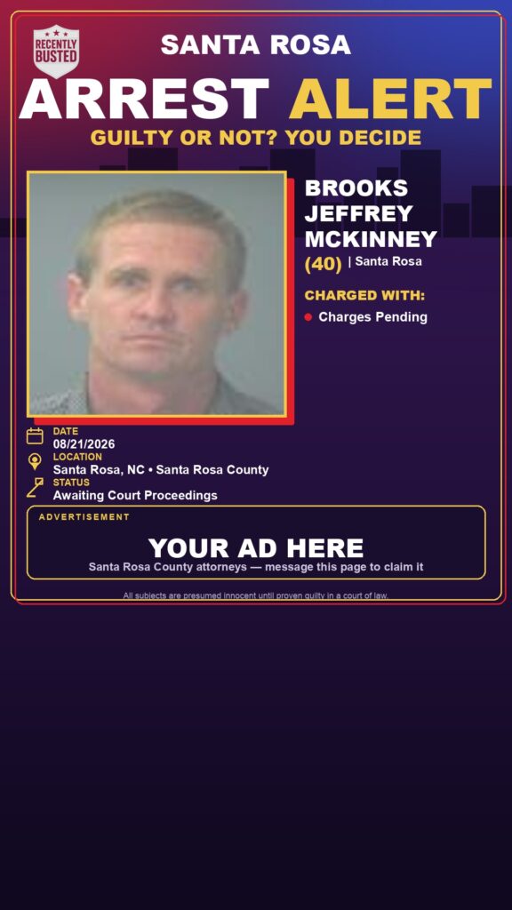 Arrest report — Brooks Jeffrey Mckinney