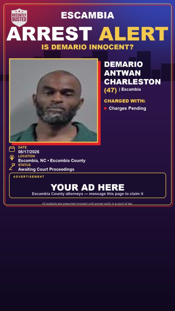 Arrest report - Demario Antwan Charleston