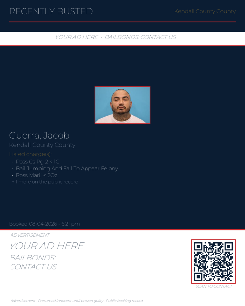 Arrest report — Guerra, Jacob