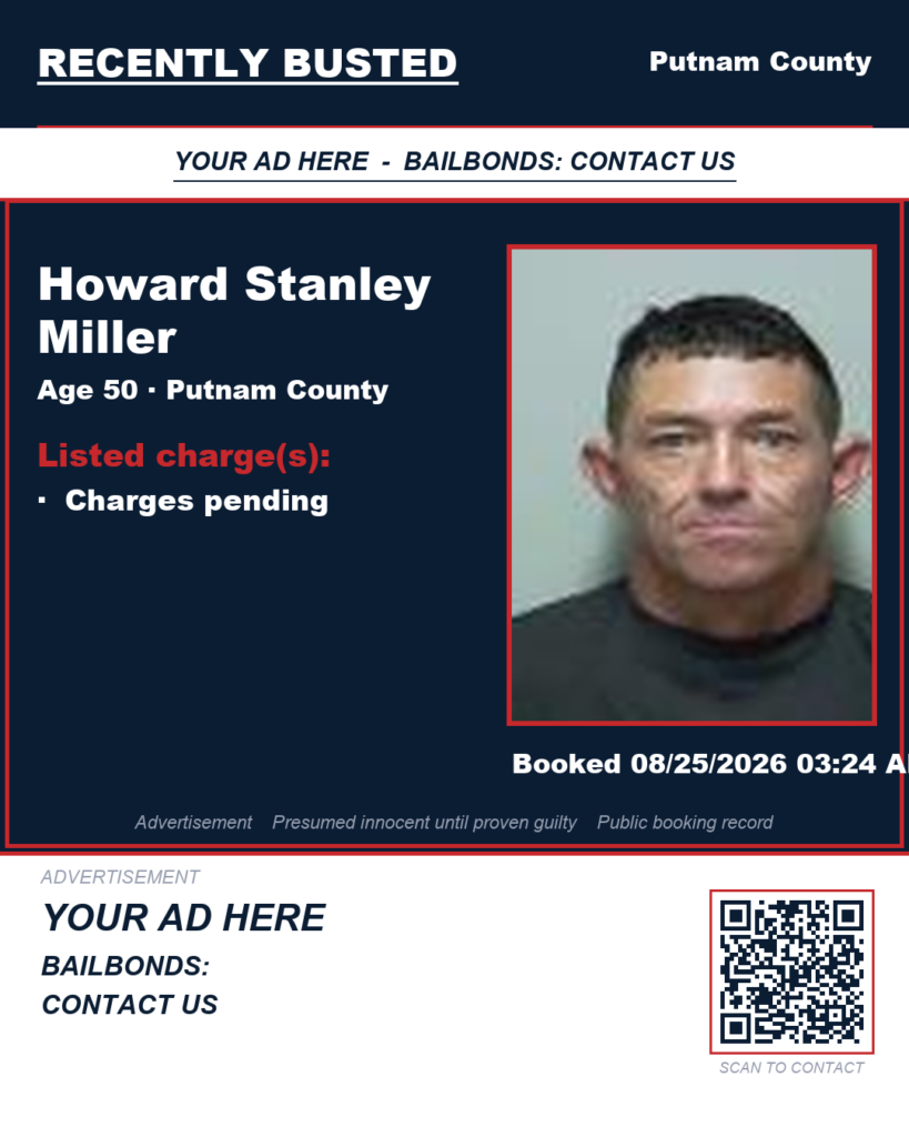 Arrest report - Howard Stanley Miller