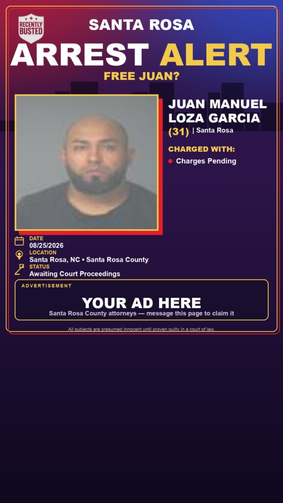 Arrest report - Juan Manuel Loza Garcia