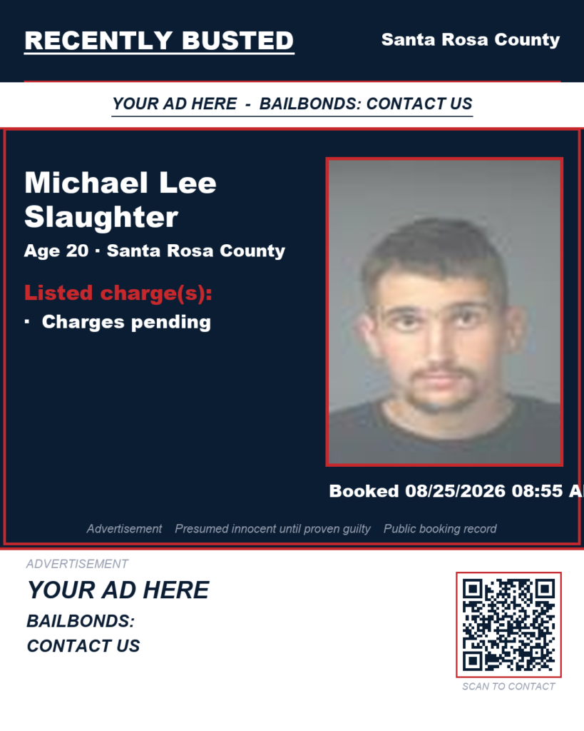 Arrest report — Michael Lee Slaughter