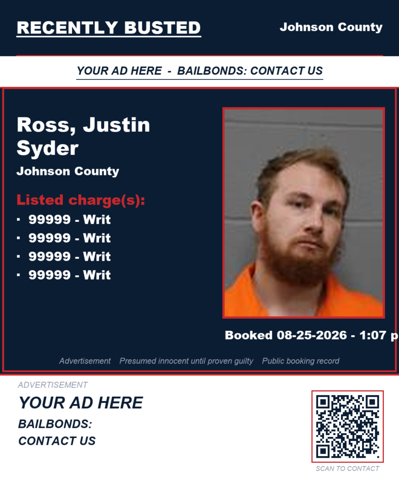 Arrest report — ROSS, JUSTIN SYDER