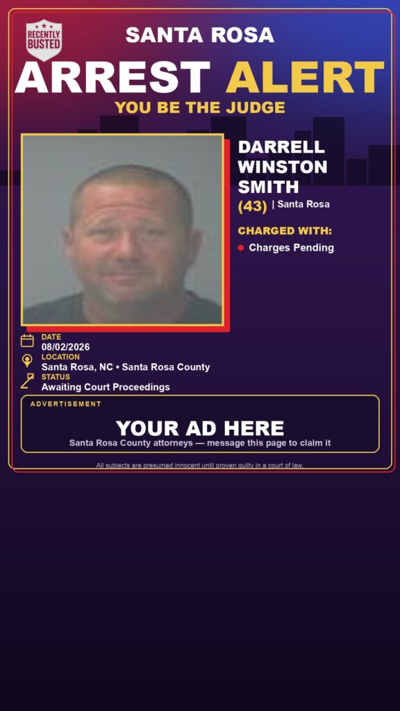 Arrest report - Darrell Winston Smith