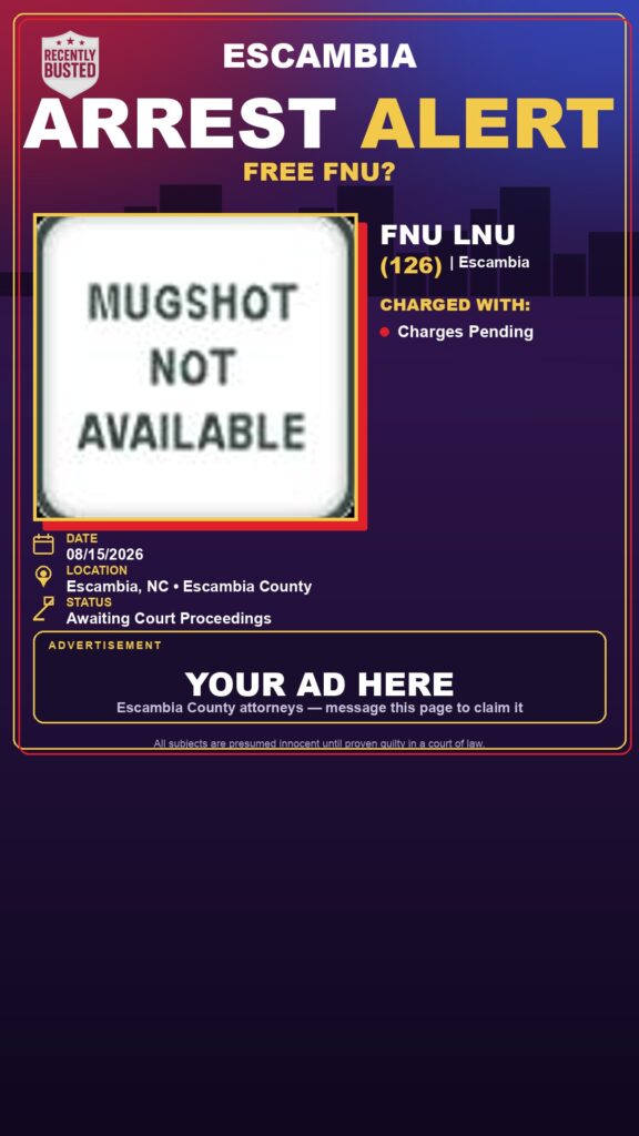 Arrest report - Fnu Lnu