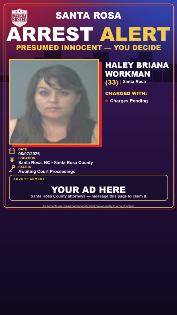 Arrest report — Haley Briana Workman