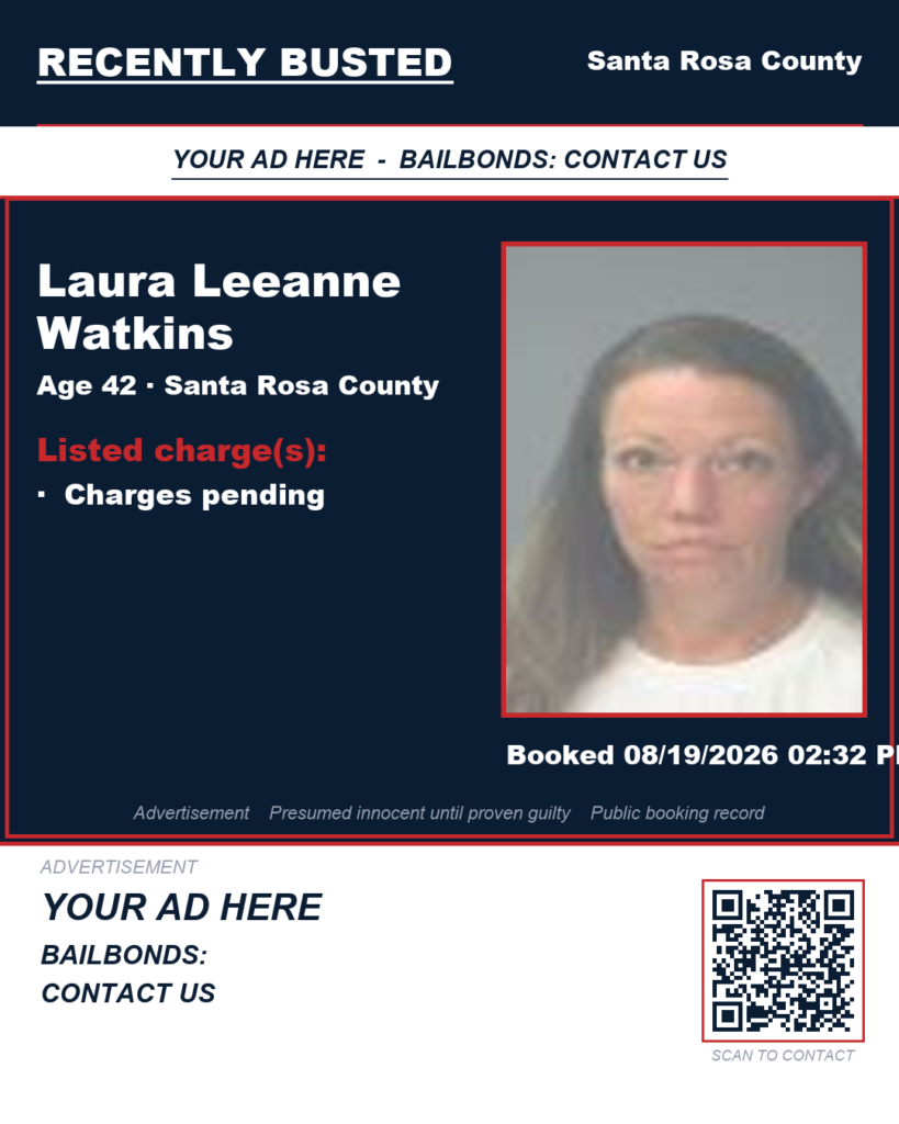 Arrest report — Laura Leeanne Watkins