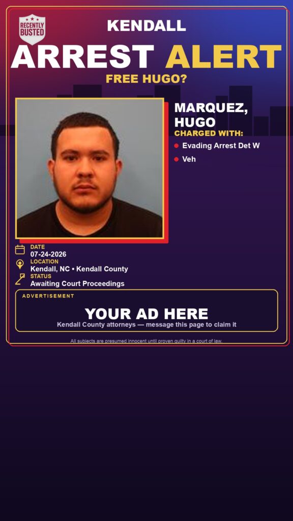 Arrest report — Marquez, Hugo